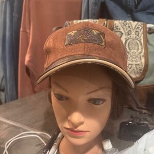 Brown Suede Women's Cap